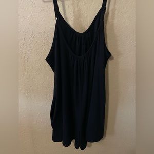 Black Strap Romper